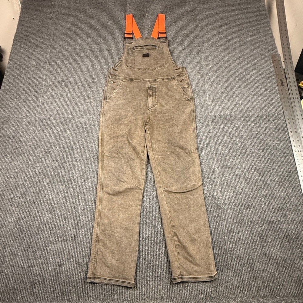 Ripton & Co Mens Performance Denim Stretch Overalls Rust M200-RUS Small Sorbtek
